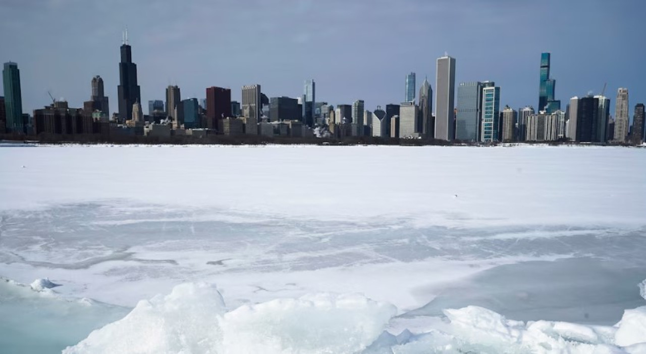 Lago Michigan (Estados Unidos). Foto: AP