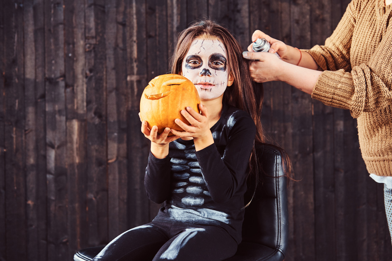 Maquillaje de Halloween. Foto: Freepik.