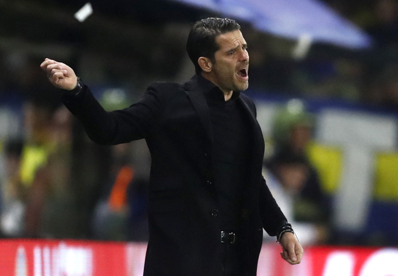 Fernando Gago, entrenador de Boca Juniors. Foto: Reuters.