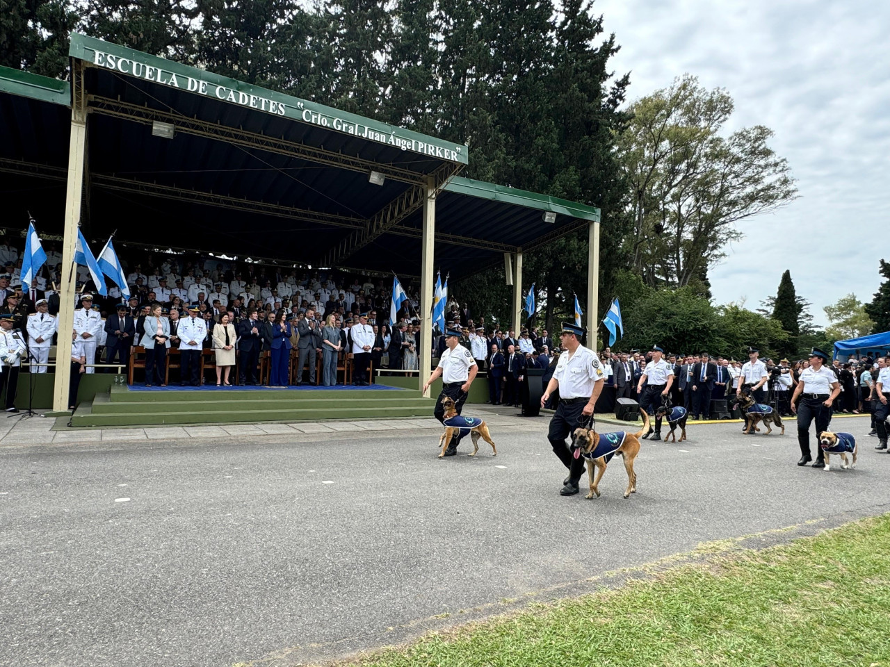 Javier Milei en la celebración de los 203 años de la Policía Federal Argentina.