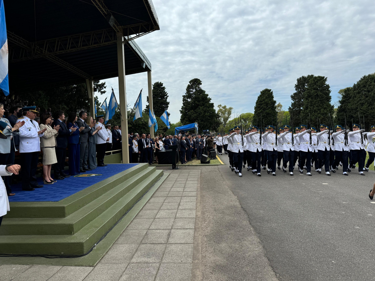 Javier Milei en la celebración de los 203 años de la Policía Federal Argentina.