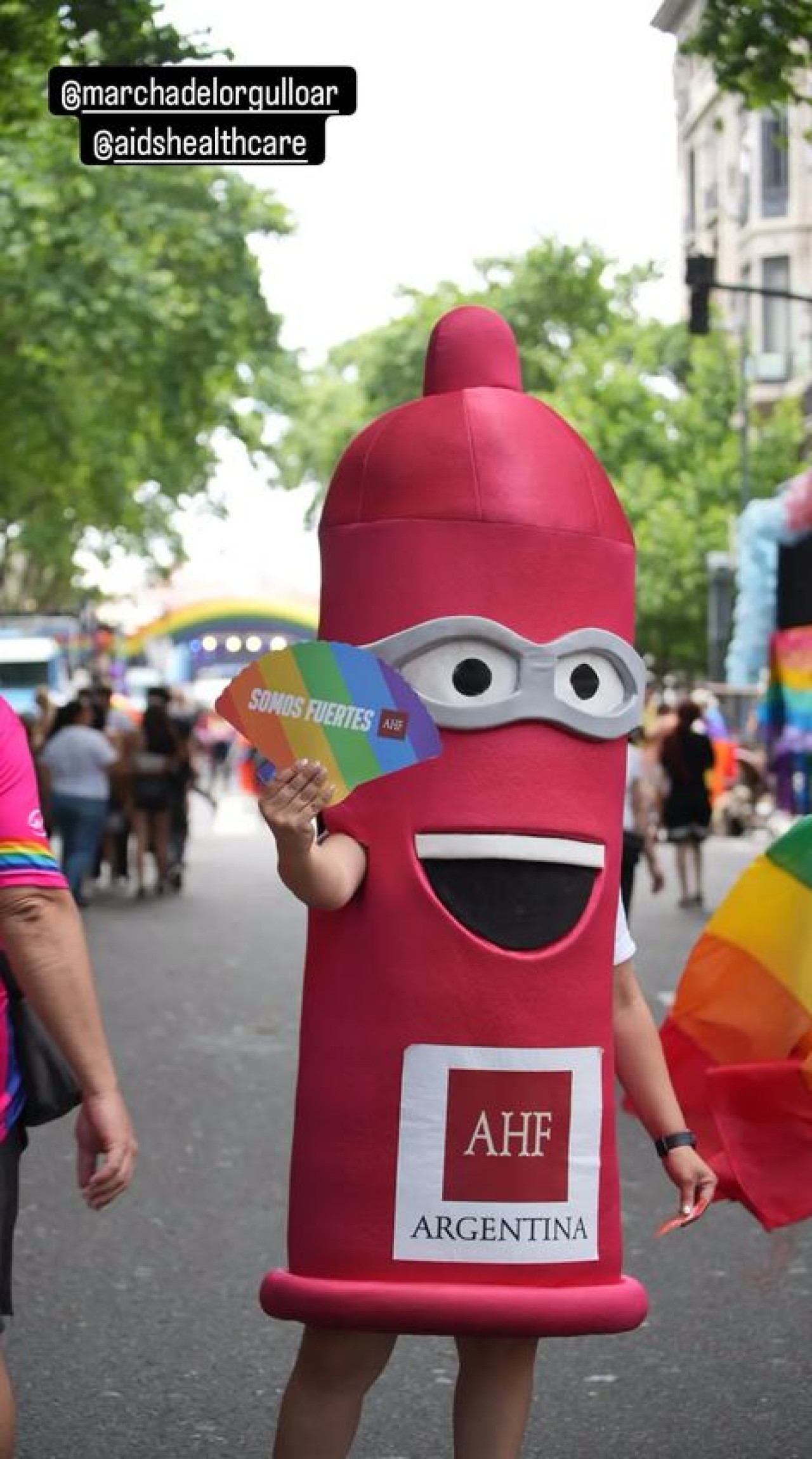 Marcha del Orgullo 2024. Foto: Instagram @ahfargentina