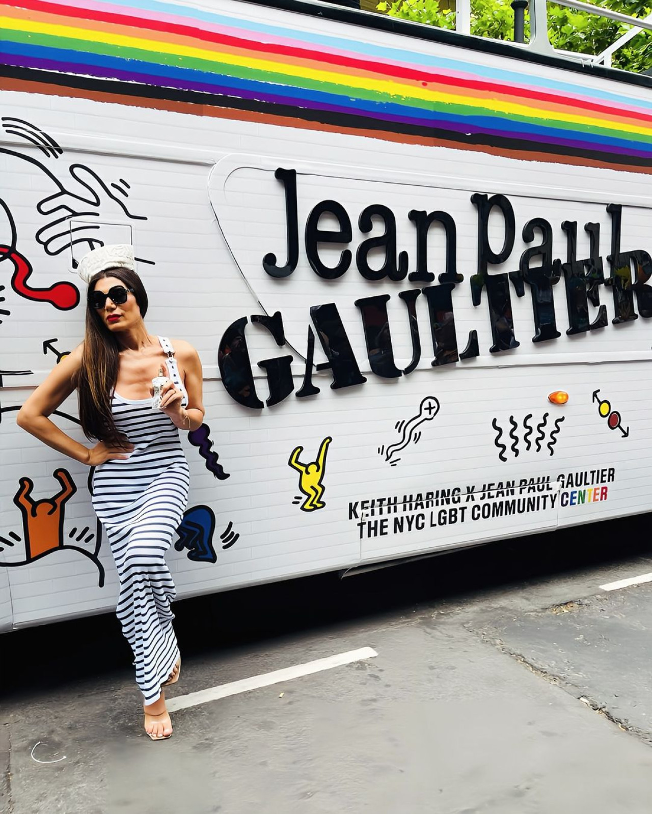 Florencia de la Ve, presente en la Marcha del Orgullo. Foto: Instagram @flordelave