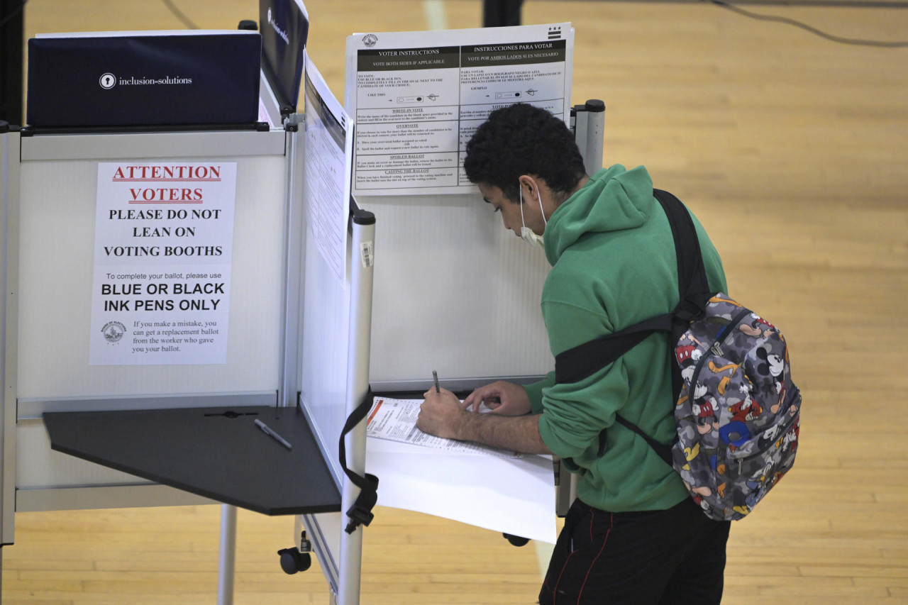 Centros de votación en Estados Unidos. Foto: EFE.