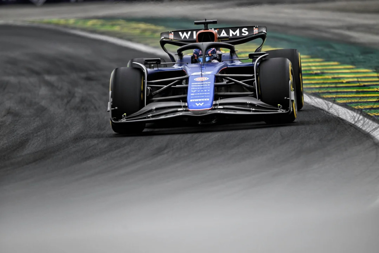 Franco Colapinto en el Gran Premio de Brasil. Foto: NA.