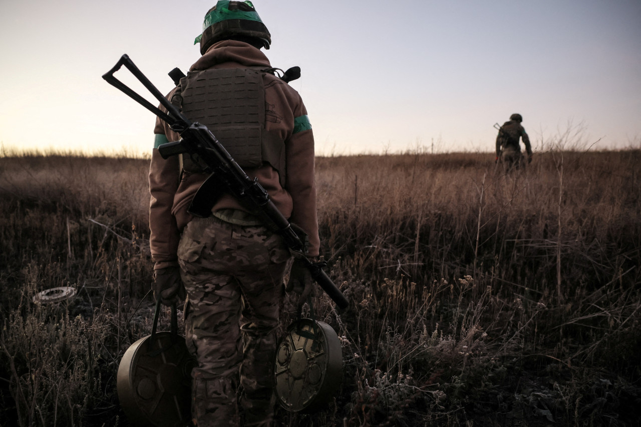 Guerra Rusia-Ucrania; soldados. Foto: Reuters.