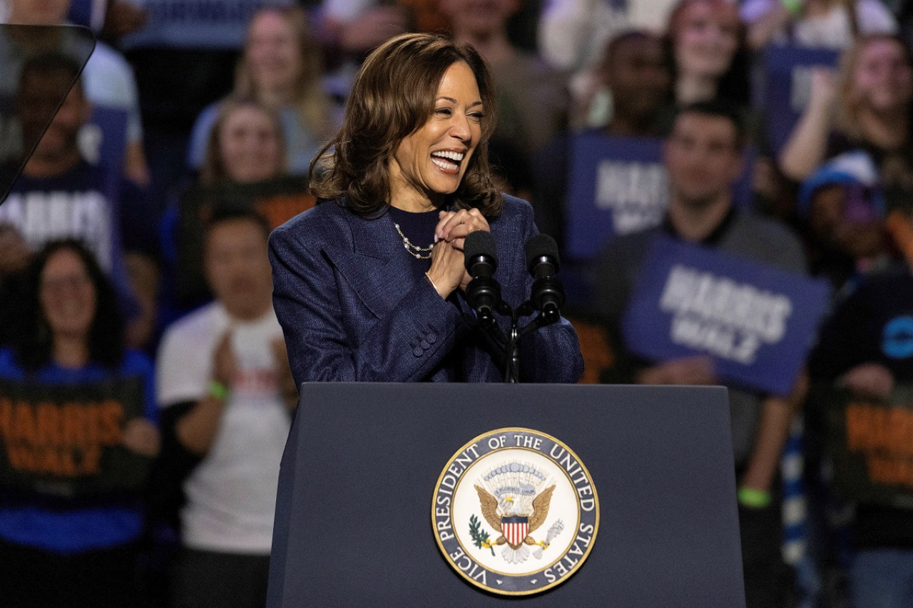 Kamala Harris, vicepresidente de Estados Unidos. Foto: Reuters.