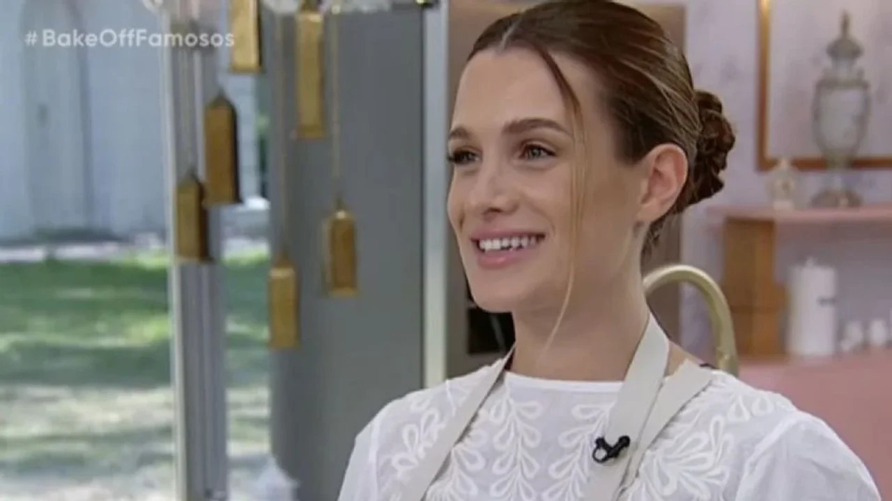 Camila Homs en Bake Off Famosos. Foto: captura Telefe.