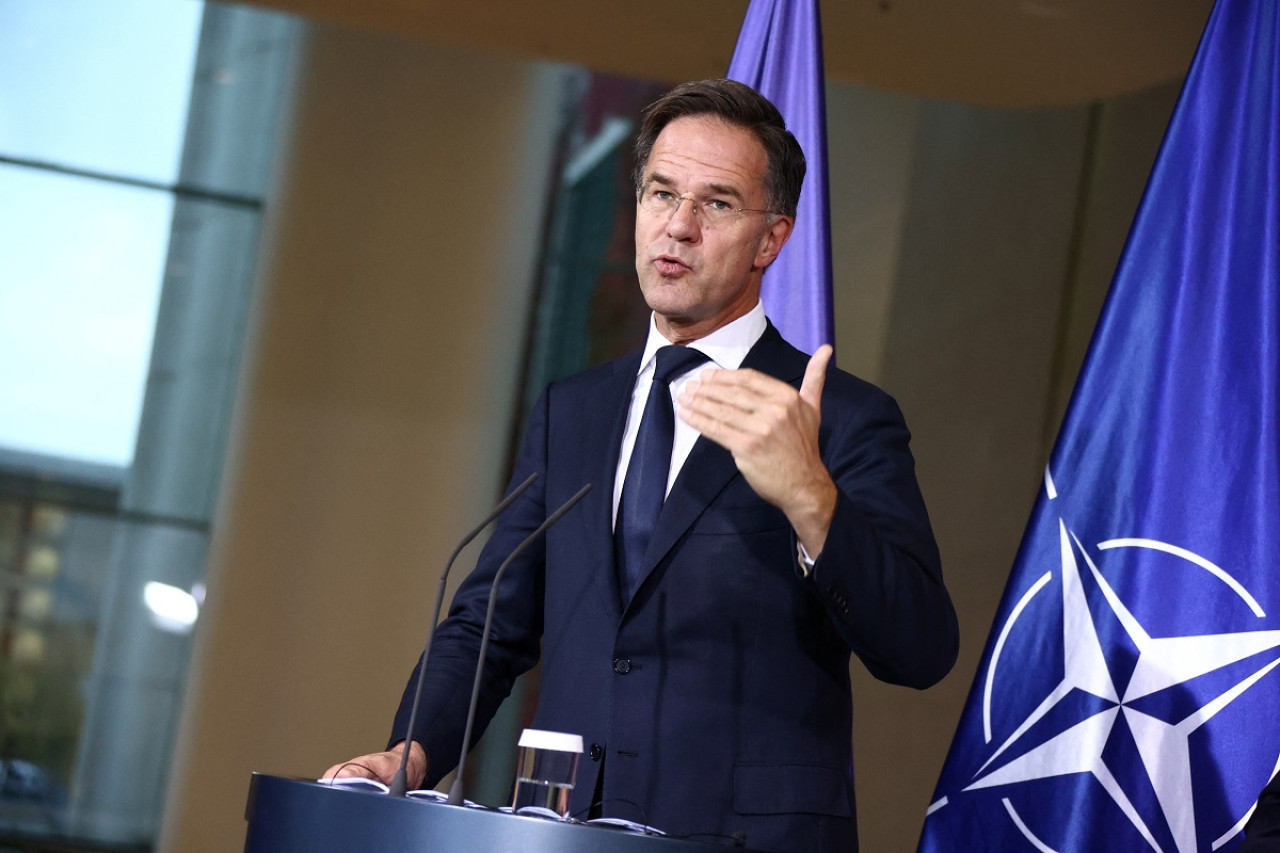 Mark Rutte, secretario general de la OTAN. Foto: Reuters.