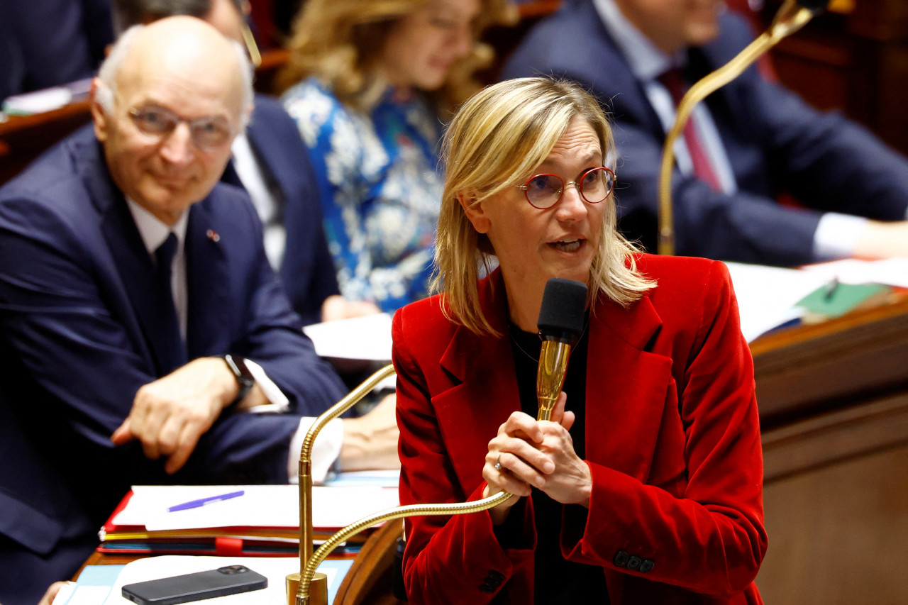 Agnès Pannier-Runacher, la ministra de Transición Ecológica. Foto: Reuters.