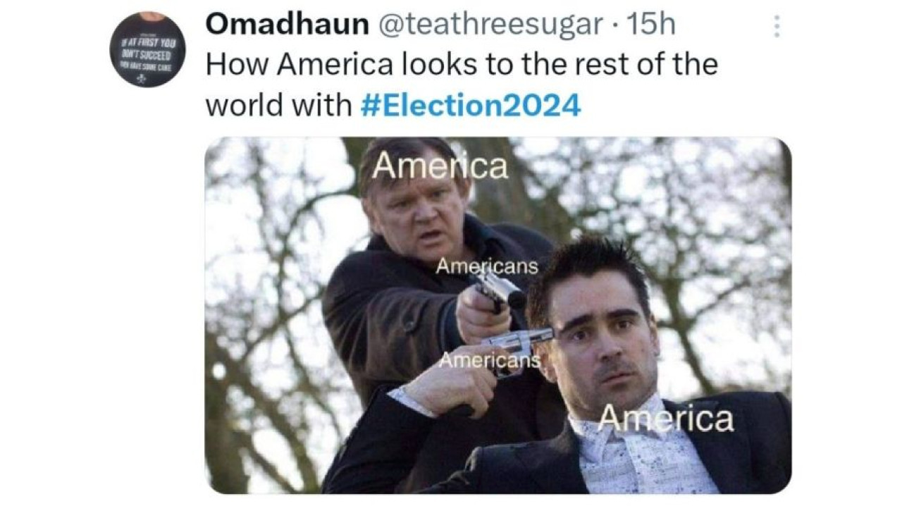 Los mejores memes de las elecciones de Estados Unidos. Foto X