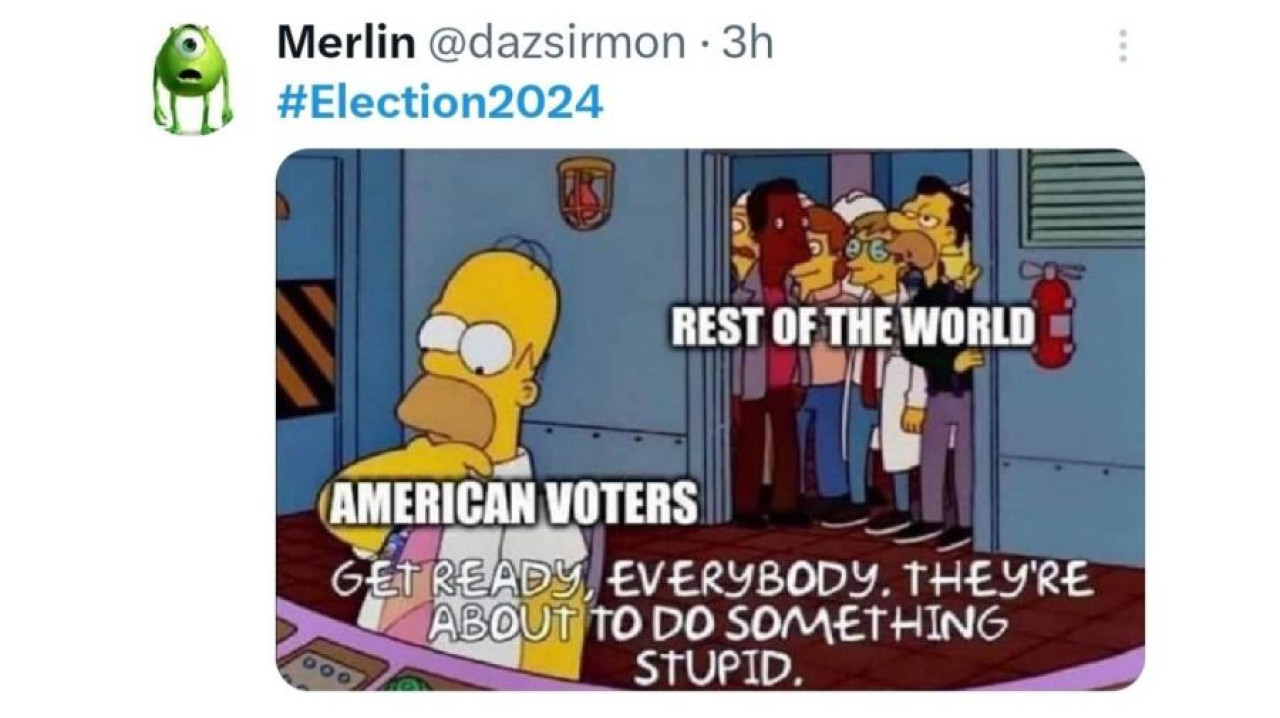 Los mejores memes de las elecciones de Estados Unidos. Foto X