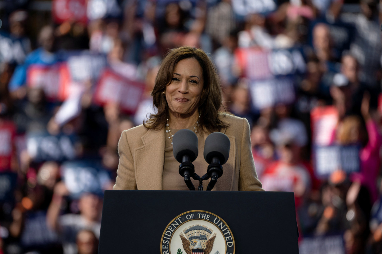 Kamala Harris, candidata demócrata a la Presidencia de Estados Unidos. Foto: Reuters.