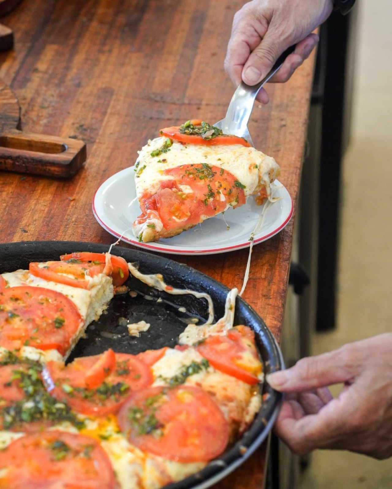 Pizzería Burgio. Foto Instagram @burgiopizzeria