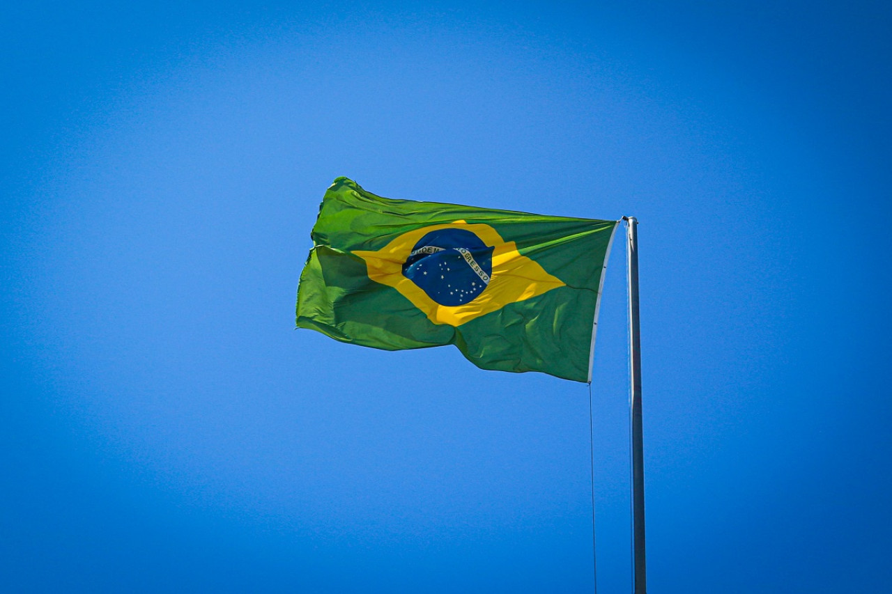 Bandera de Brasil. Foto: Unsplash.