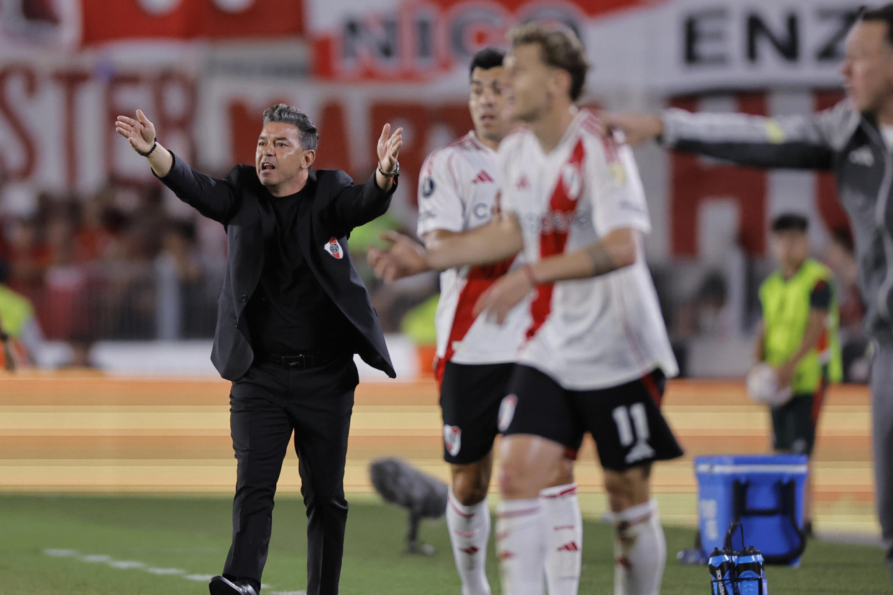 Marcelo Gallardo, entrenador de River. Foto: EFE.