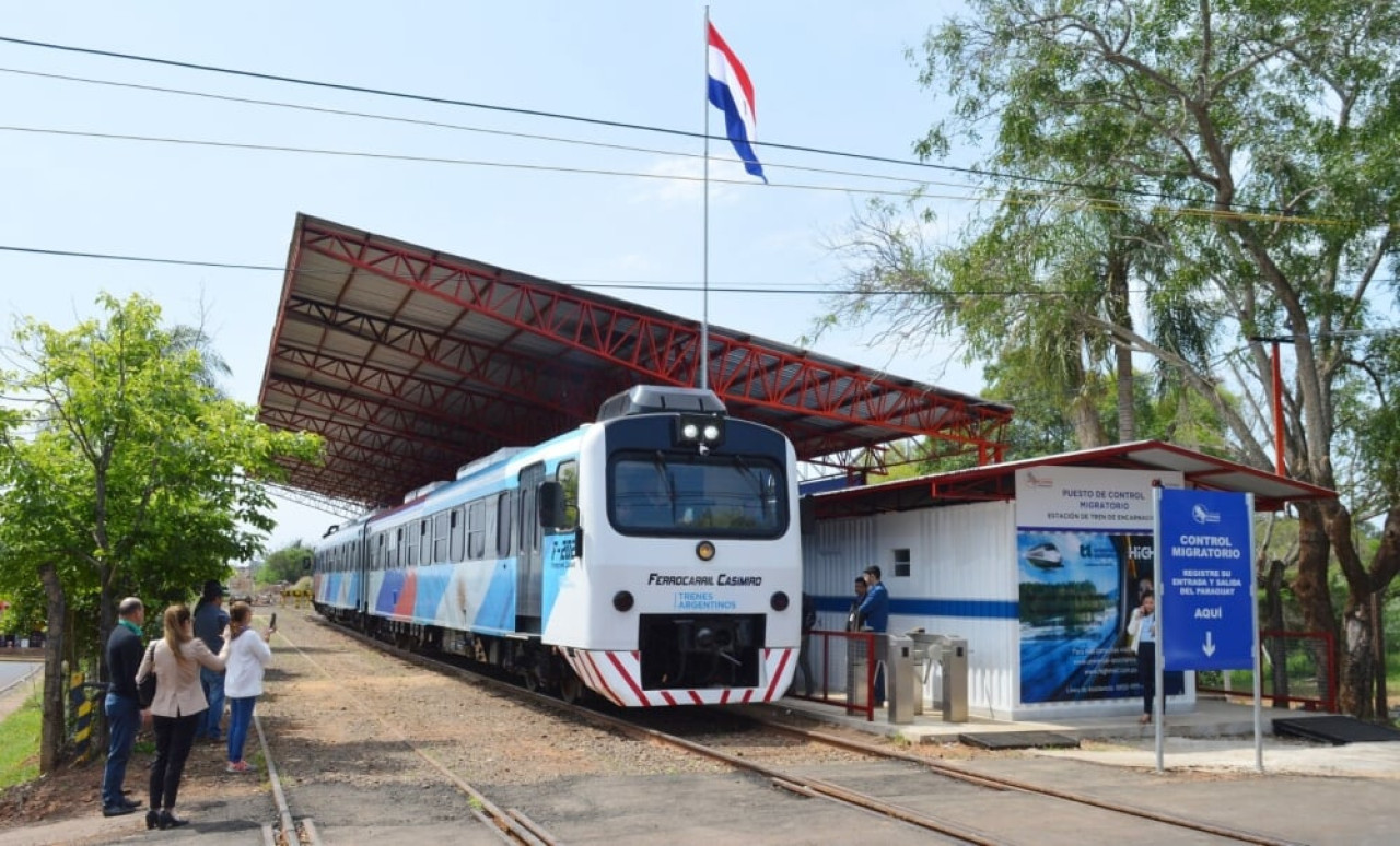 El Tren Internacional de Posadas-Encarnación. Foto: Gentileza Trenes Argentinos.