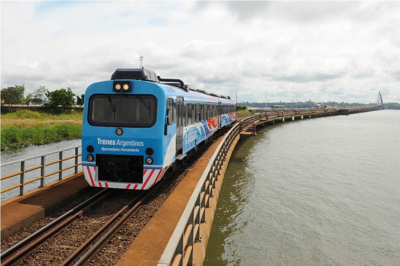 El Tren Internacional de Posadas-Encarnación. Foto: Gentileza Trenes Argentinos.