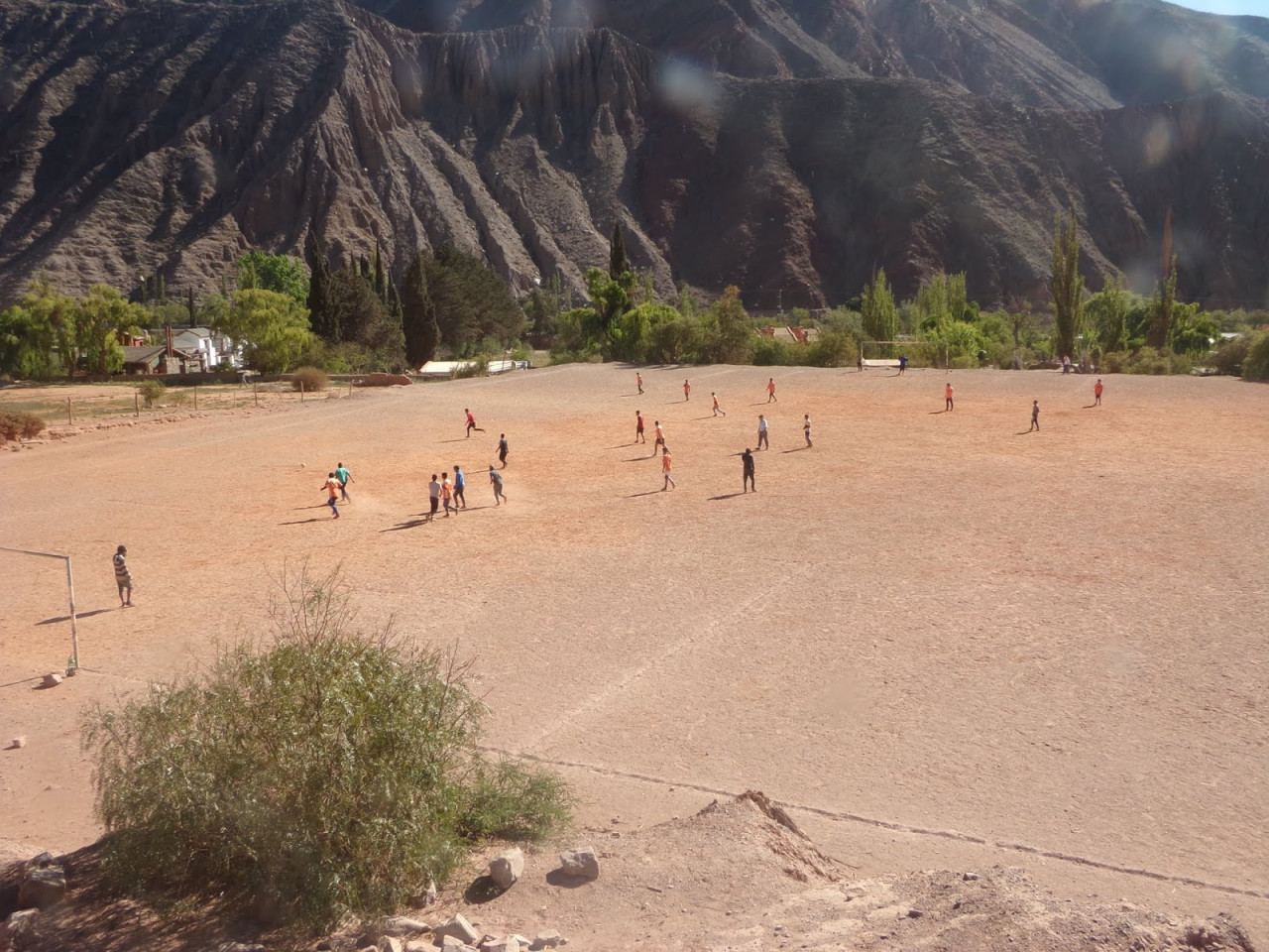 Estadio del club Santa Rosa de Purmamarca en Jujuy.