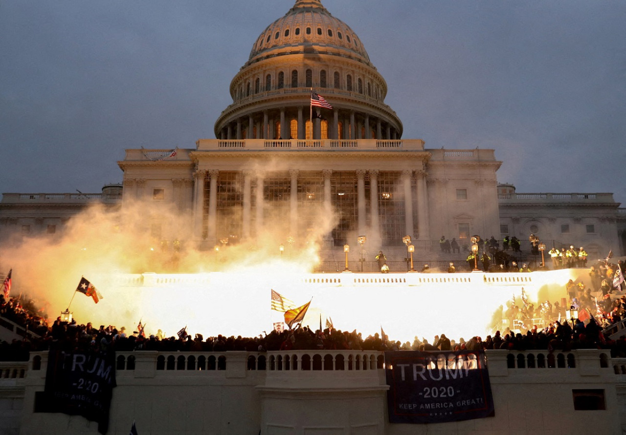 Asalto al Capitolio; Estados Unidos. Foto: Reuters