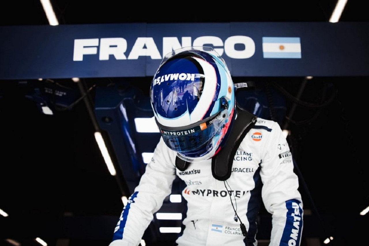 Franco Colapinto; Williams Racing. Foto: Instagram @francolapinto