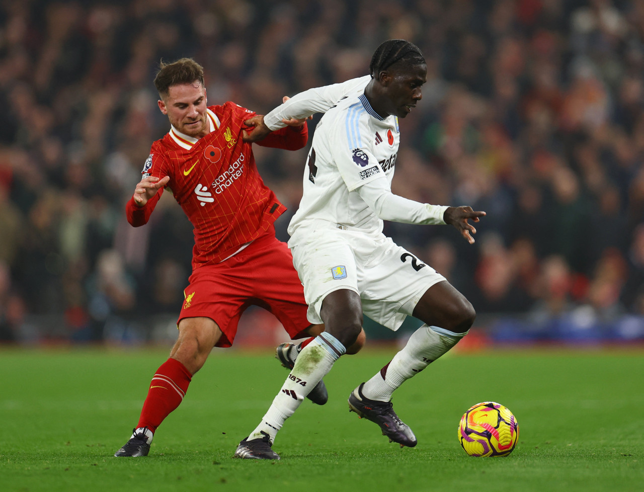 Alexis Mac Allister, Liverpool vs Aston Villa. Foto: Reuters