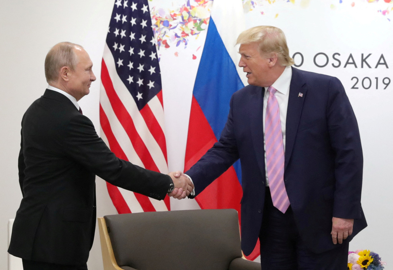 Donald Trump y Vladimir Putin. Foto: Reuters.