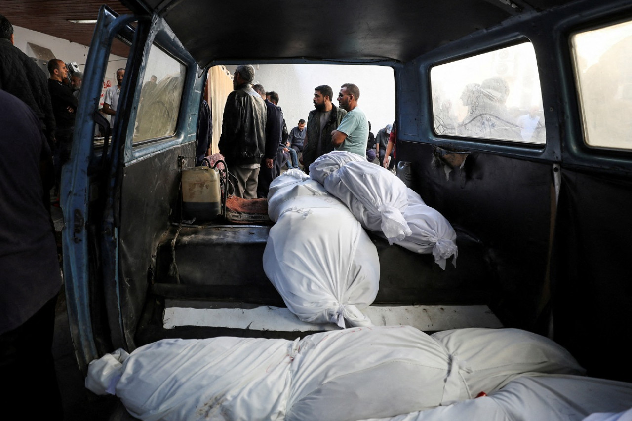 Víctimas de Gaza. Foto: Reuters.