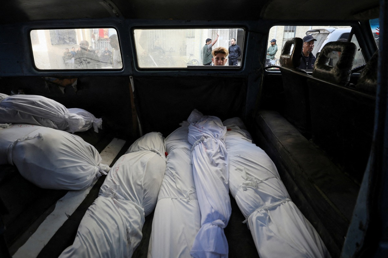 Víctimas de Gaza. Foto: Reuters.