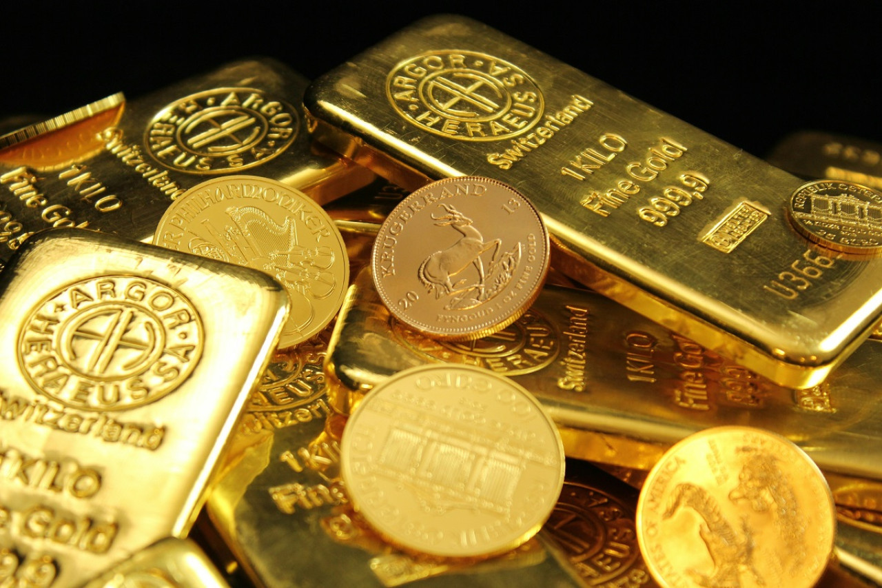 Reservas de oro. Foto: Unsplash.