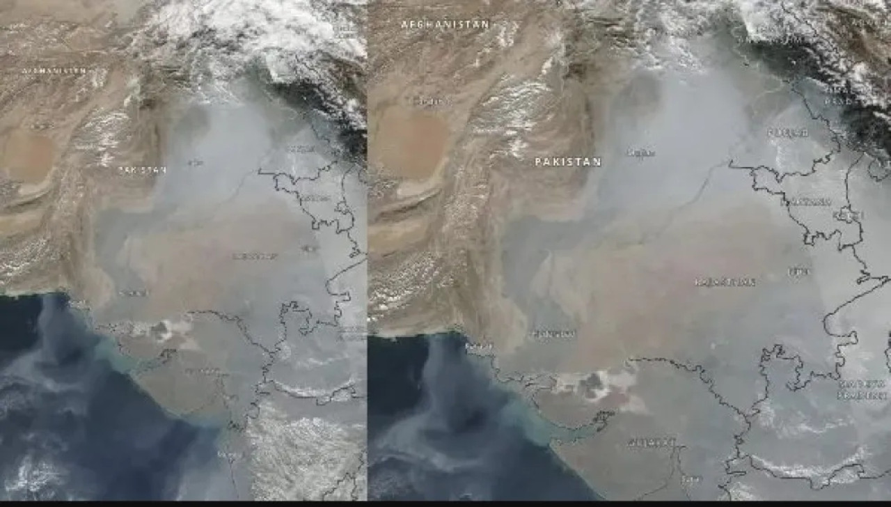 Imagenes de la NASA sobre Pakistán. Fuente: NASA