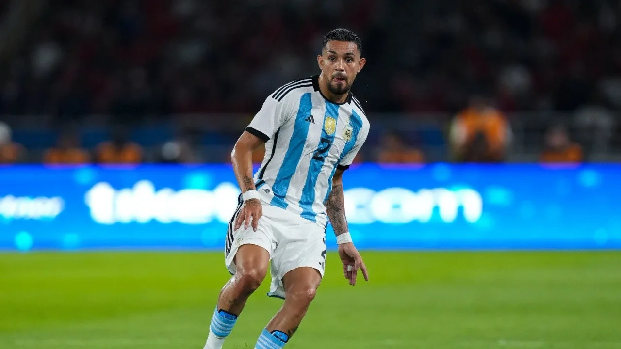 Facundo Medina en la Selección argentina. Foto: NA.