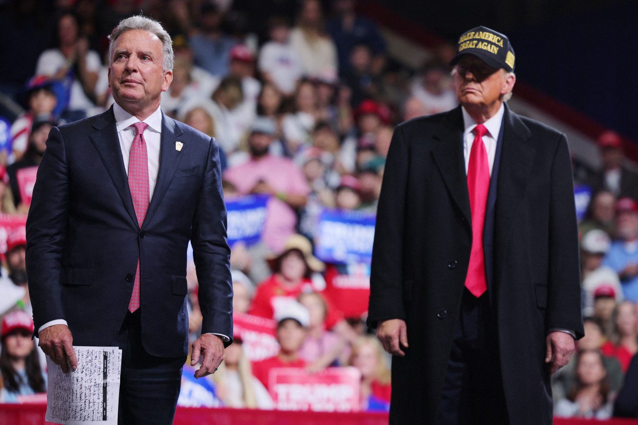 Steve Witkoff y Donald Trump. Foto: REUTERS.