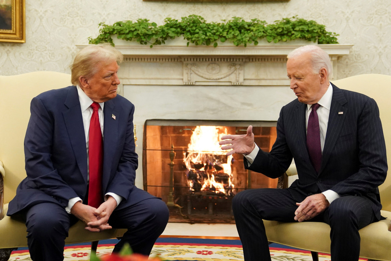 Joe Biden y Donald Trump. Foto: Reuters.