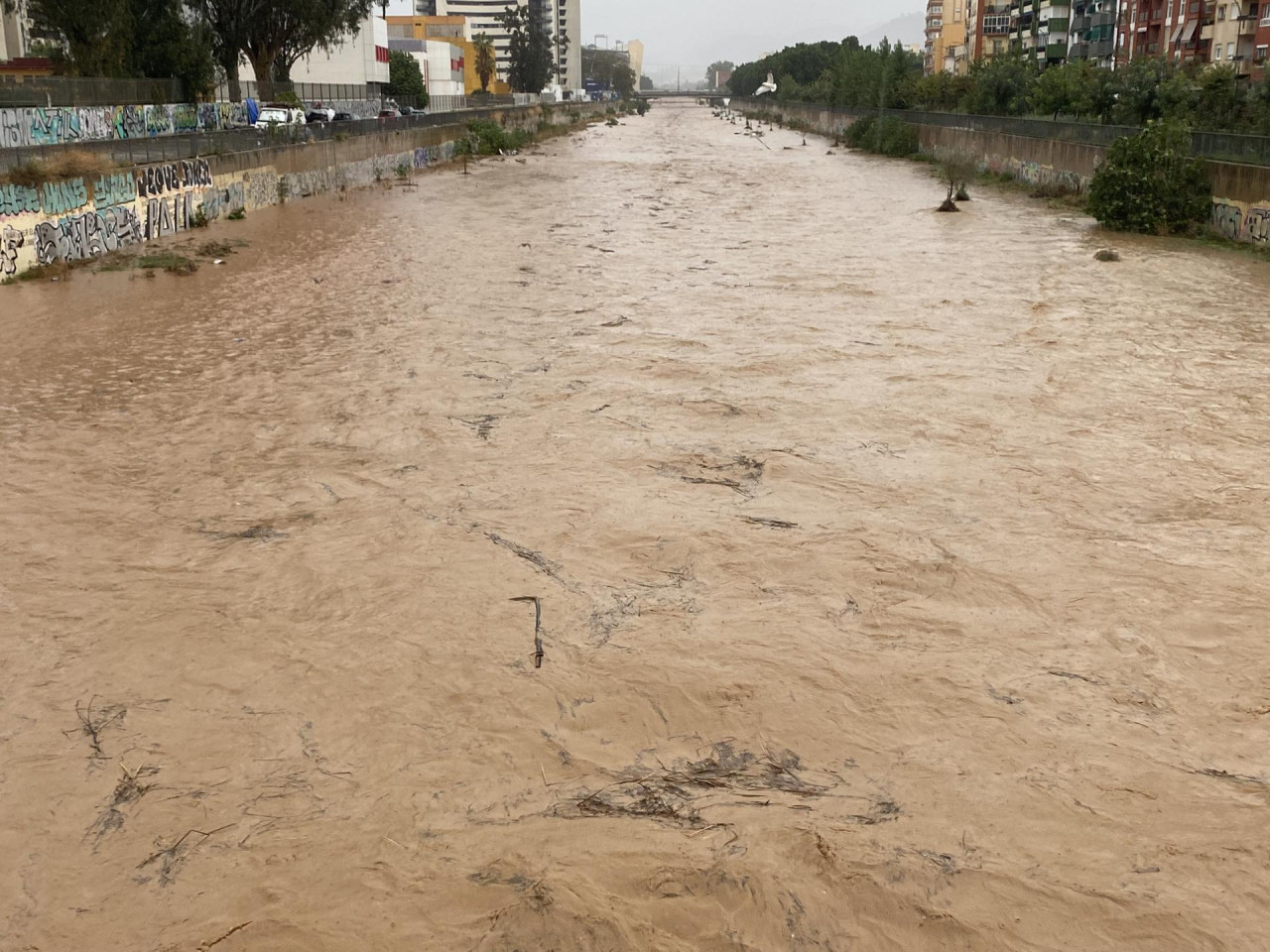 Temporal en Cataluña, España. Foto: EFE.