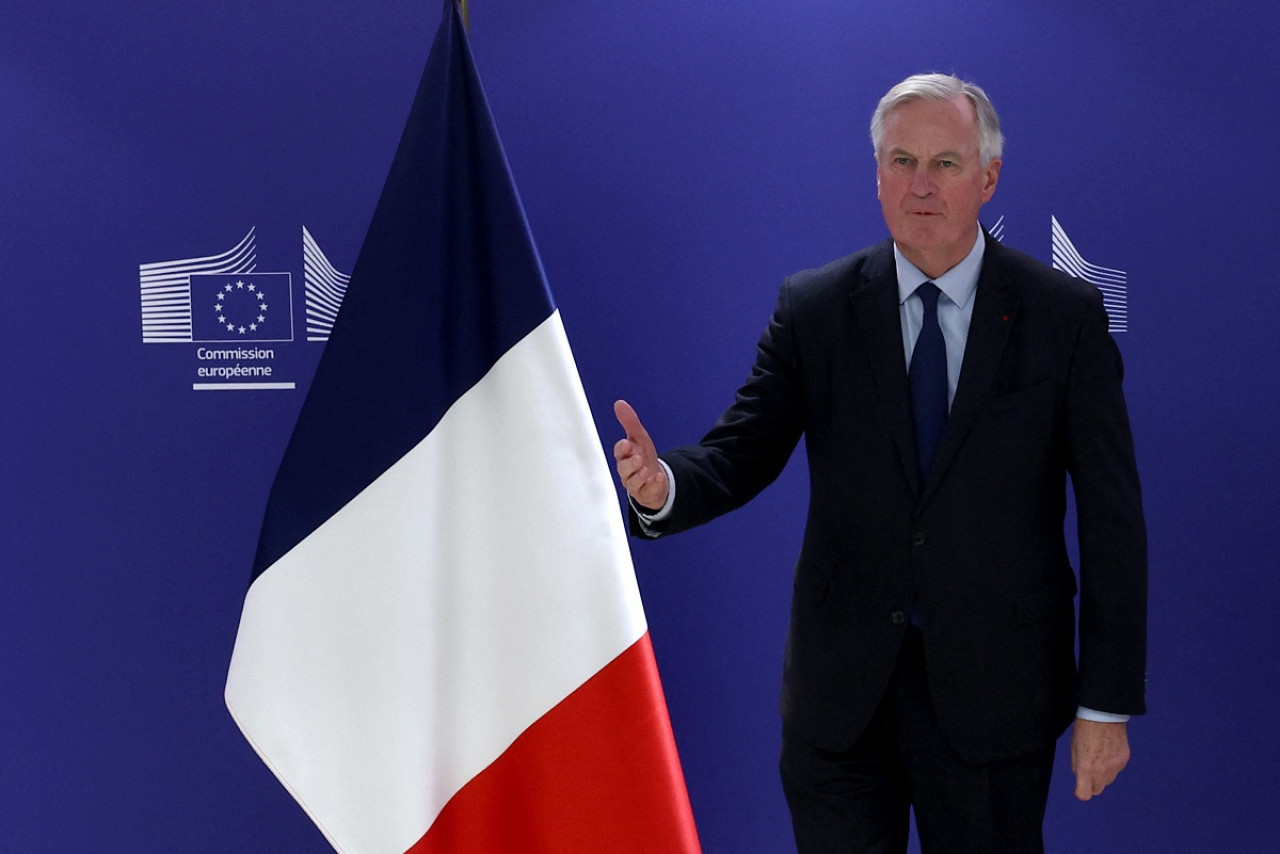 Michel Barnier, primer ministro de Francia. Foto: Reuters.