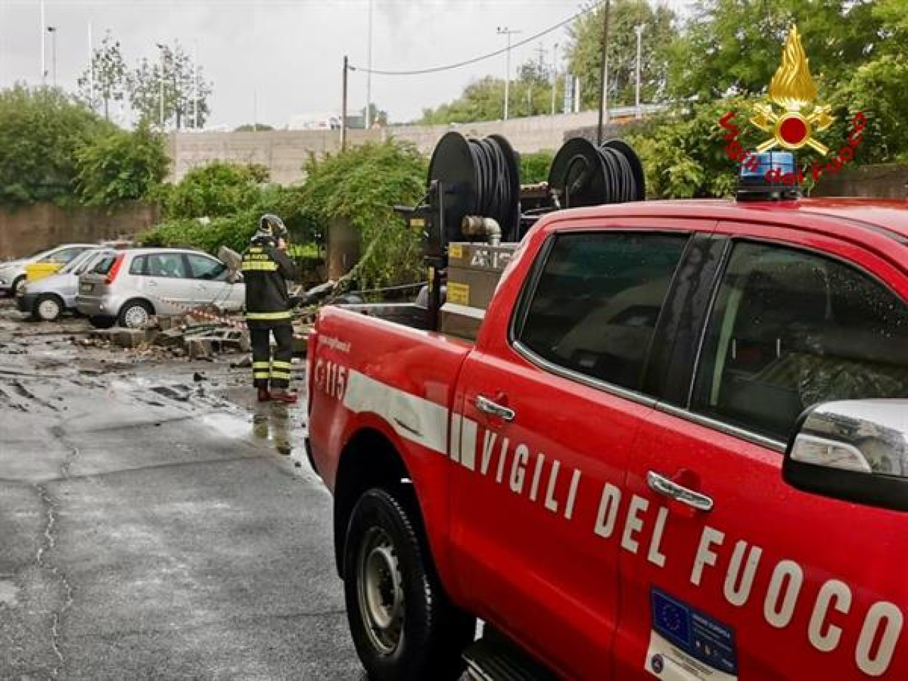 Temporal en Sicilia. Fuente: EFE