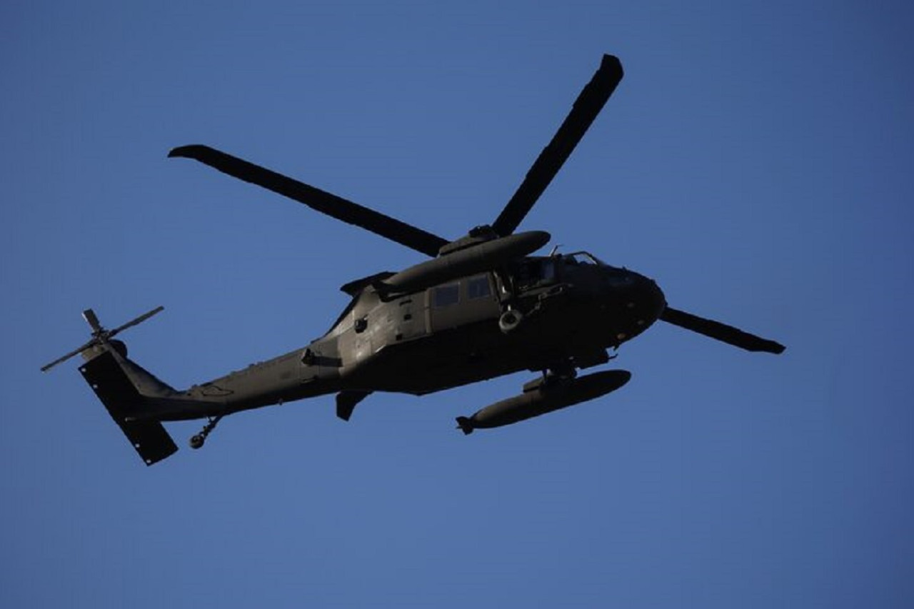 Helicóptero UH-60 Black Hawk de Estados Unidos. Foto: Reuters.