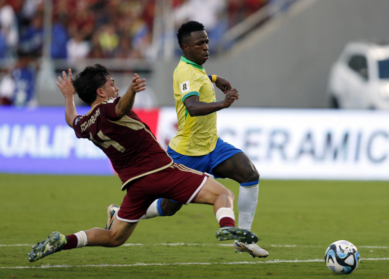 Eliminatorias 2026, Venezuela vs. Brasil. Foto: REUTERS.