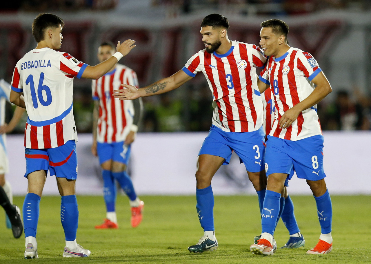 Selección Paraguay. Foto: Reuters.