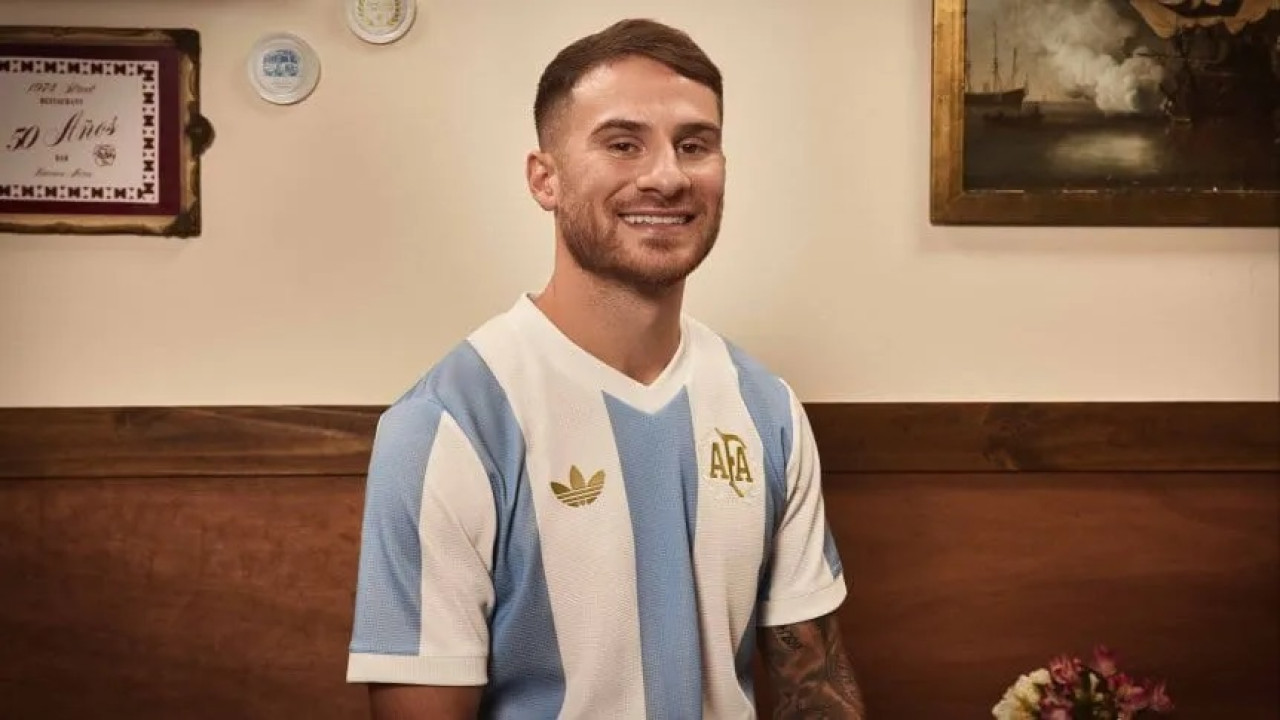 Nueva camiseta de la Selección argentina. Foto: @Adidas.