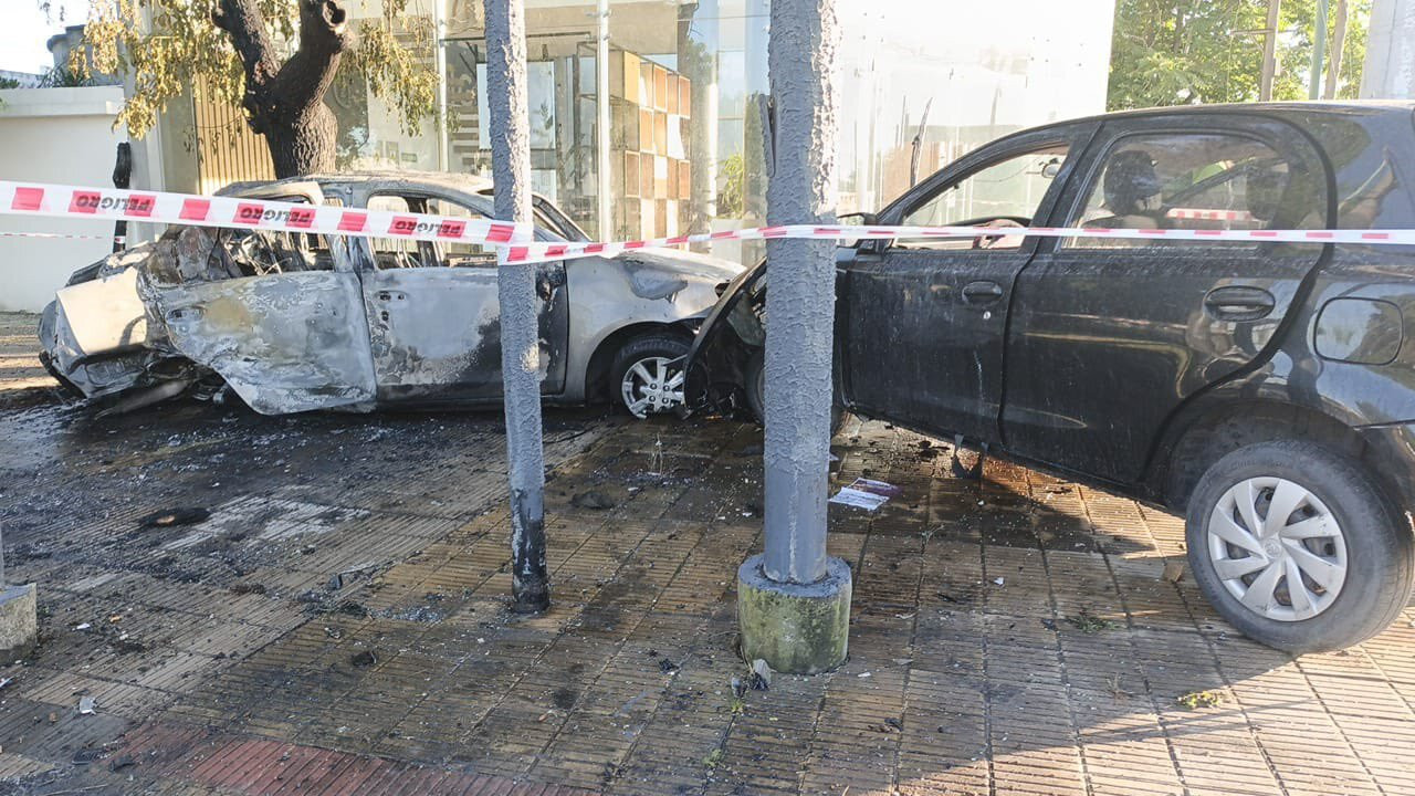 Impactante choque en La Plata. Foto: X.