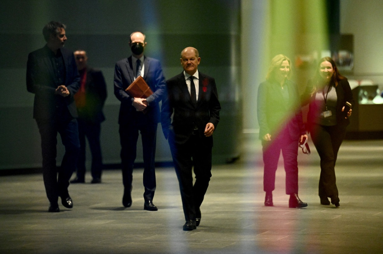 Olaf Scholz en Berlín, Alemania. Foto: Reuters.