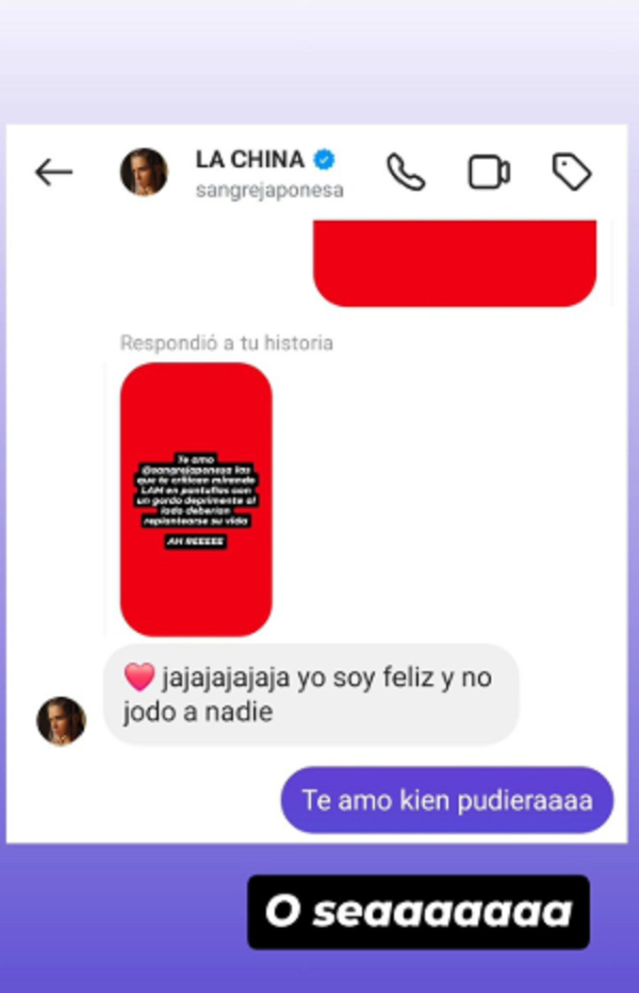 La palabra de la China Suárez tras los rumores de romance con Colapinto. Foto: Instagram