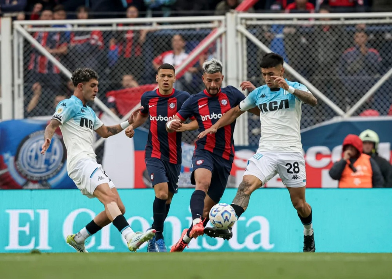 San Lorenzo vs. Racing. Foto: X @SanLorenzo.