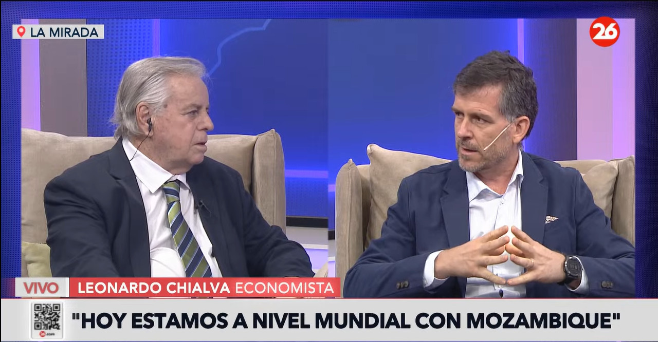 Leonardo Chialva en La Mirada de Roberto y Javier García. Foto: Canal 26