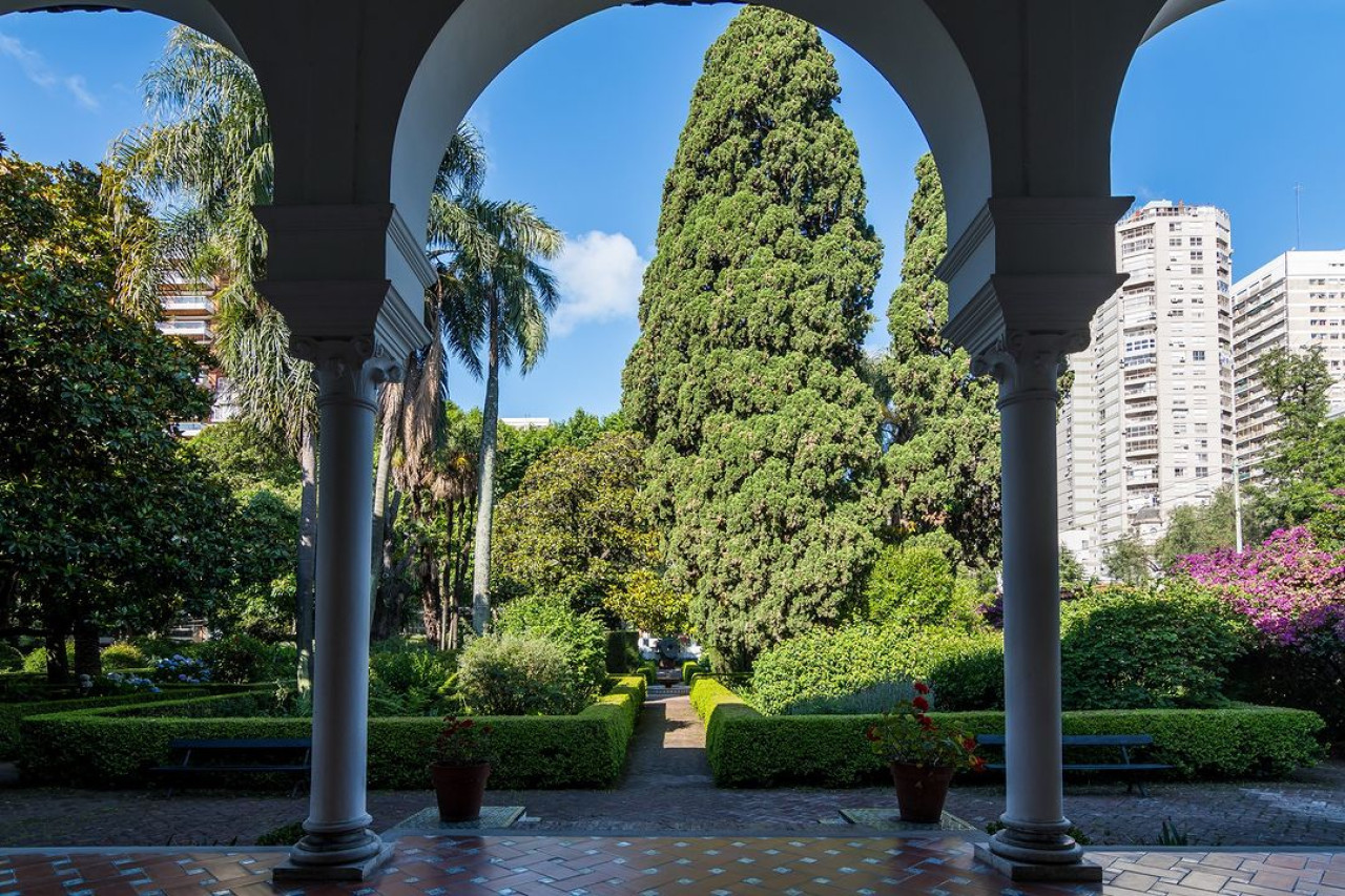 Jardín del Museo Larreta. Foto Instagram @museolarreta