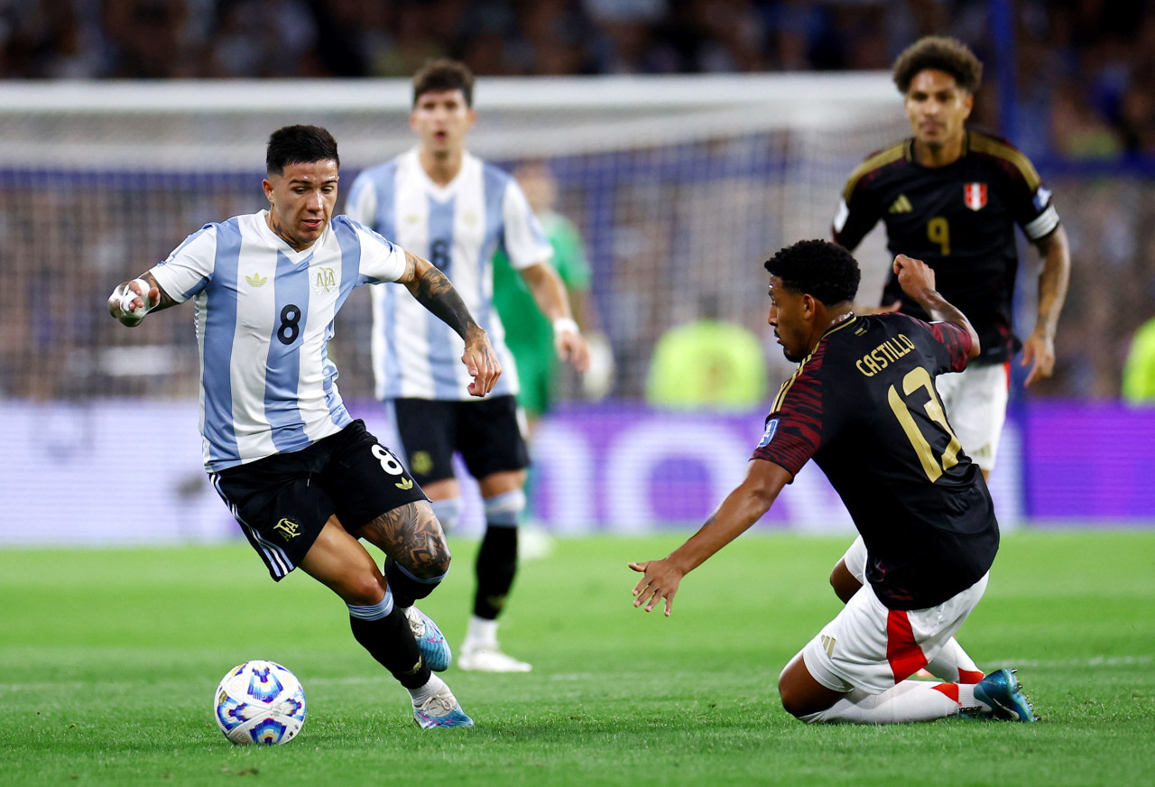 La Selección argentina recibe a Perú. Foto: Reuters.