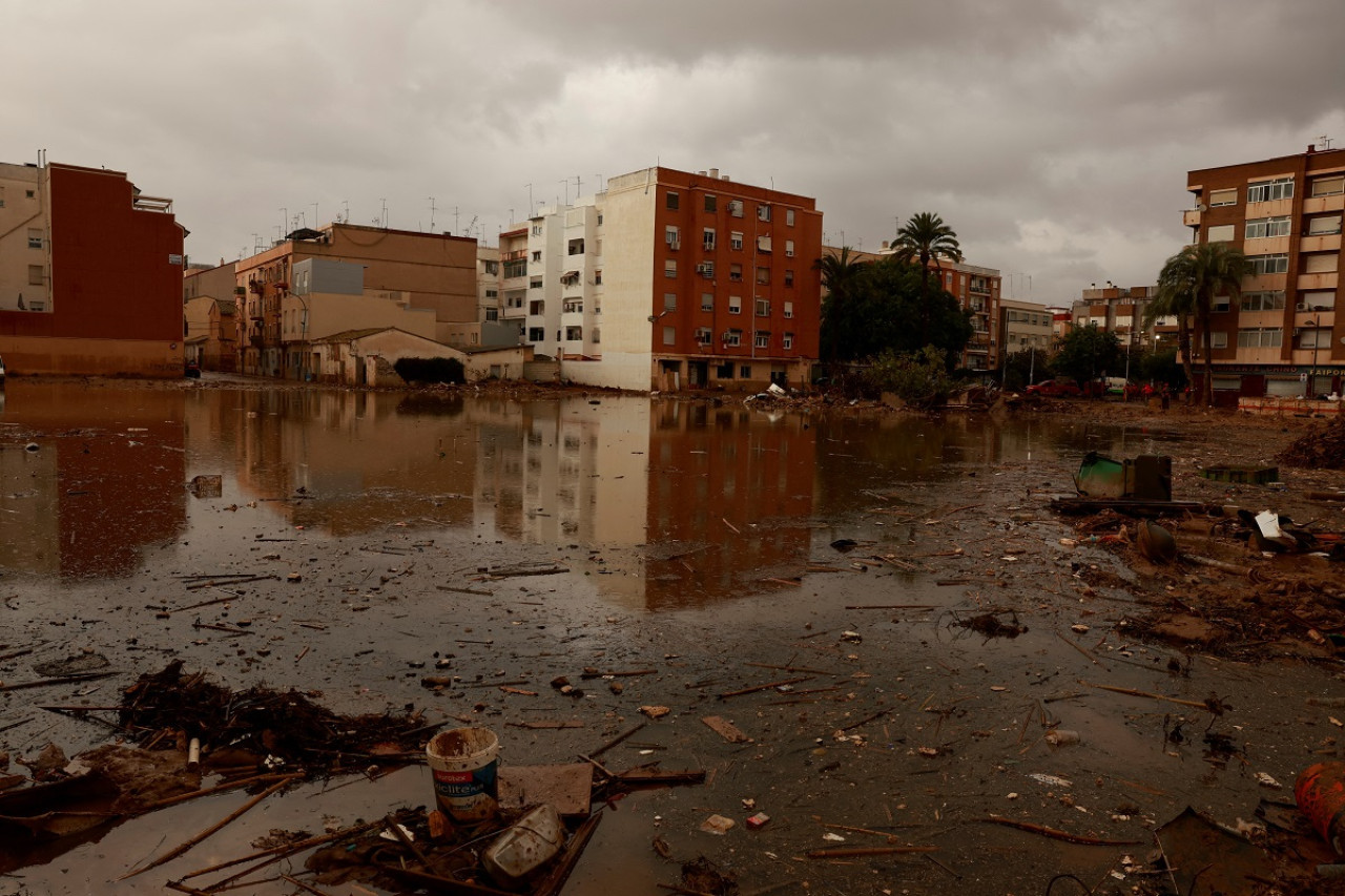 La catástrofe DANA ya dejó un saldo de 220 muertos en Valencia, España. Foto: Reuters.