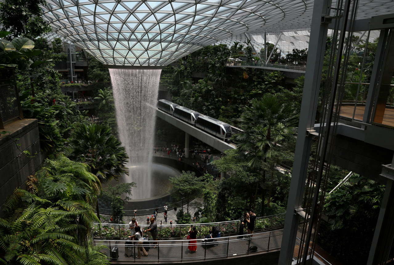 El Aeropuerto Internacional Changi, en Singapur. Foto: Reuters.